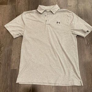 Under Armour HeatGear Short Sleeve Polo Shirt Striped